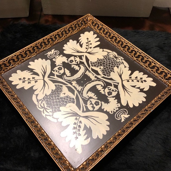 Decorative tray from India - Picture 3 of 8